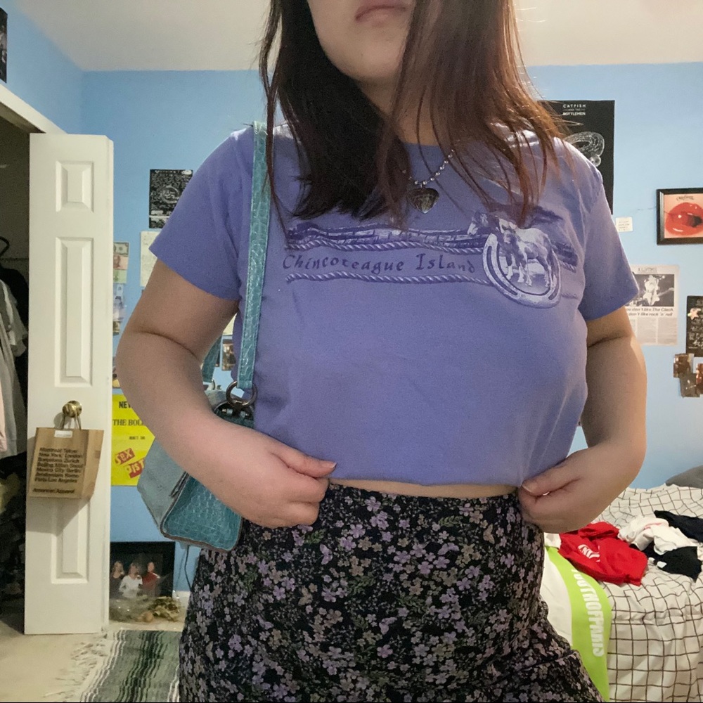Purple pastel horsey T-shirt